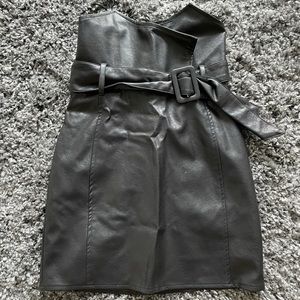 New with tags Fashion Nova x Cardi B leather skirt